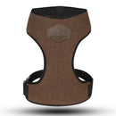 Tweed Dog Harness in Country Brown