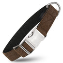 Tweed Dog Collar Country Brown