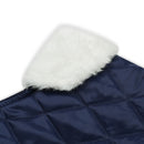 Quilted Dog Coat - Navy Blue