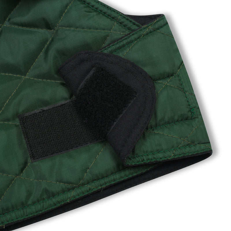 Quilted Dog Coat - Country Green