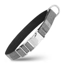 Tweed Dog Collar Grey Swade