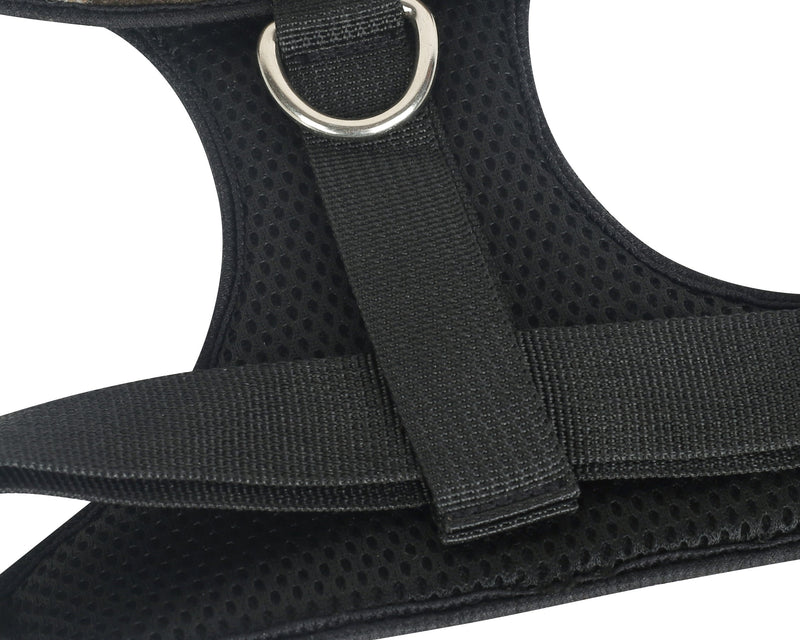 Tweed Dog Harness Grey Swade