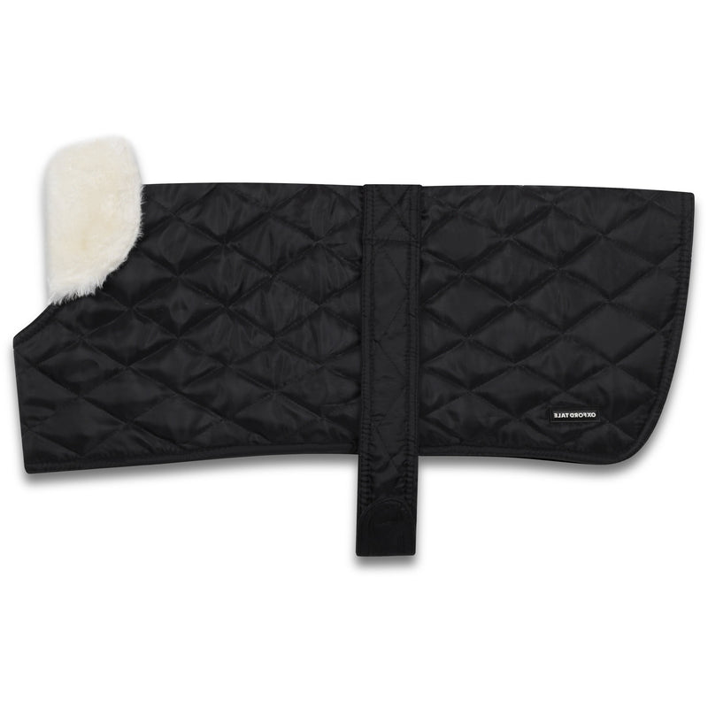 Quilted Dog Coat - Black